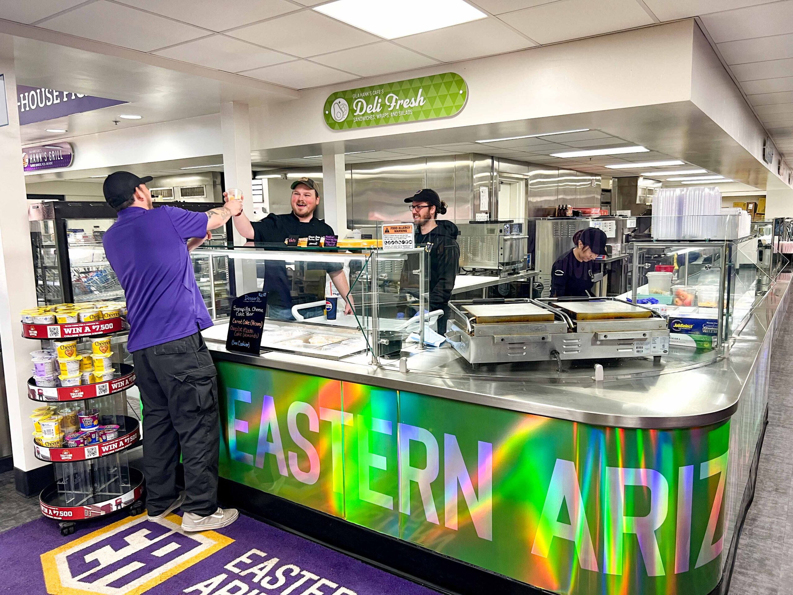 Patrons enjoy friendly customer service and fresh food.