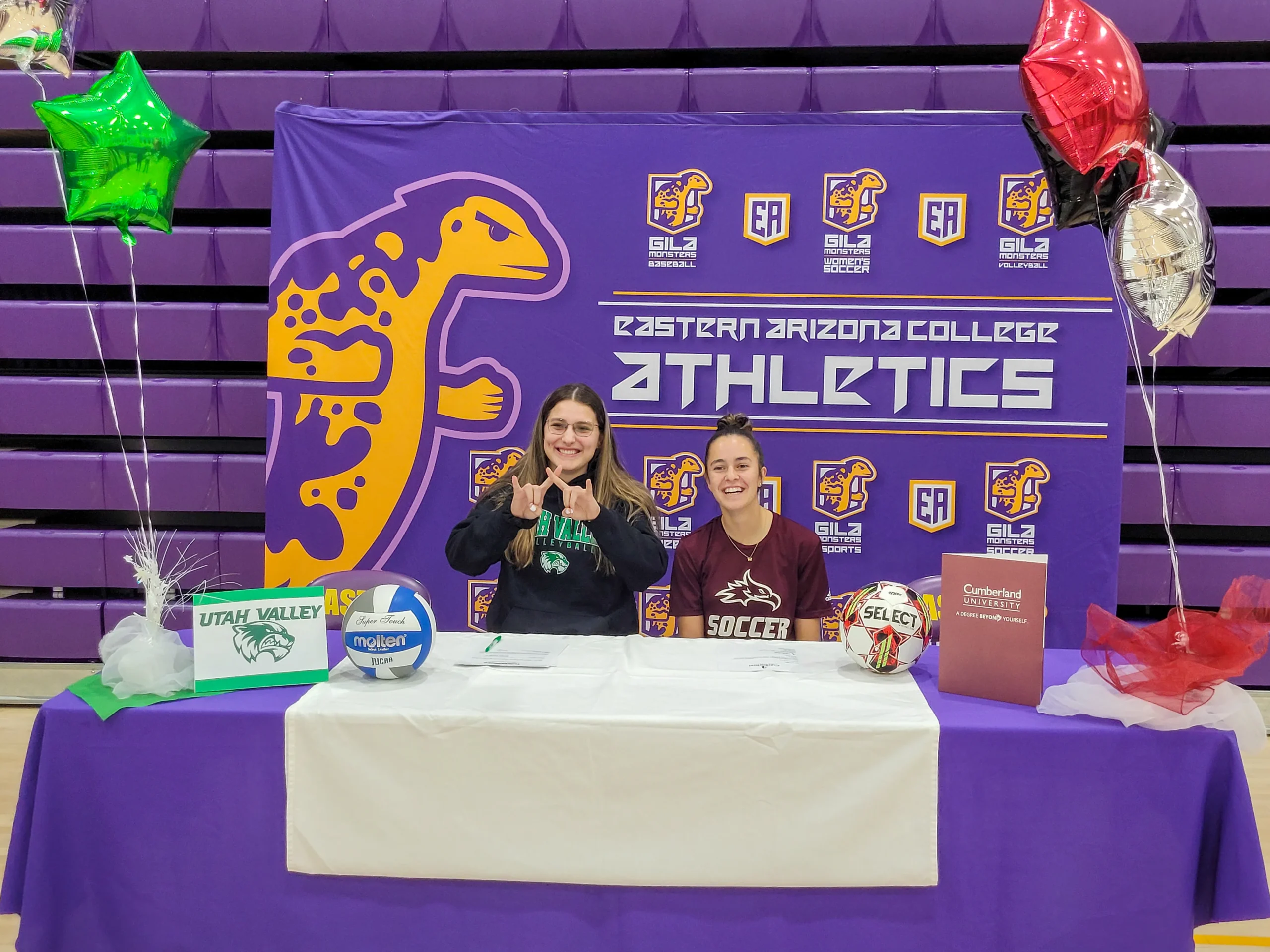 Two standout athletes from EAC move on to the next level