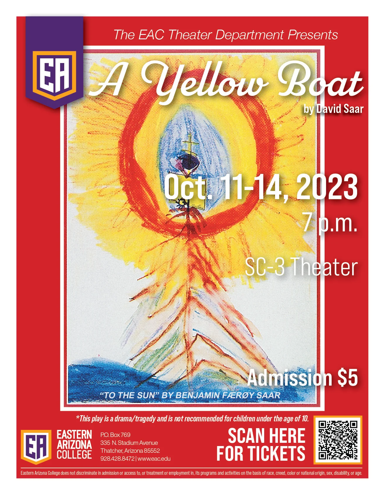 EAC presents A Yellow Boat