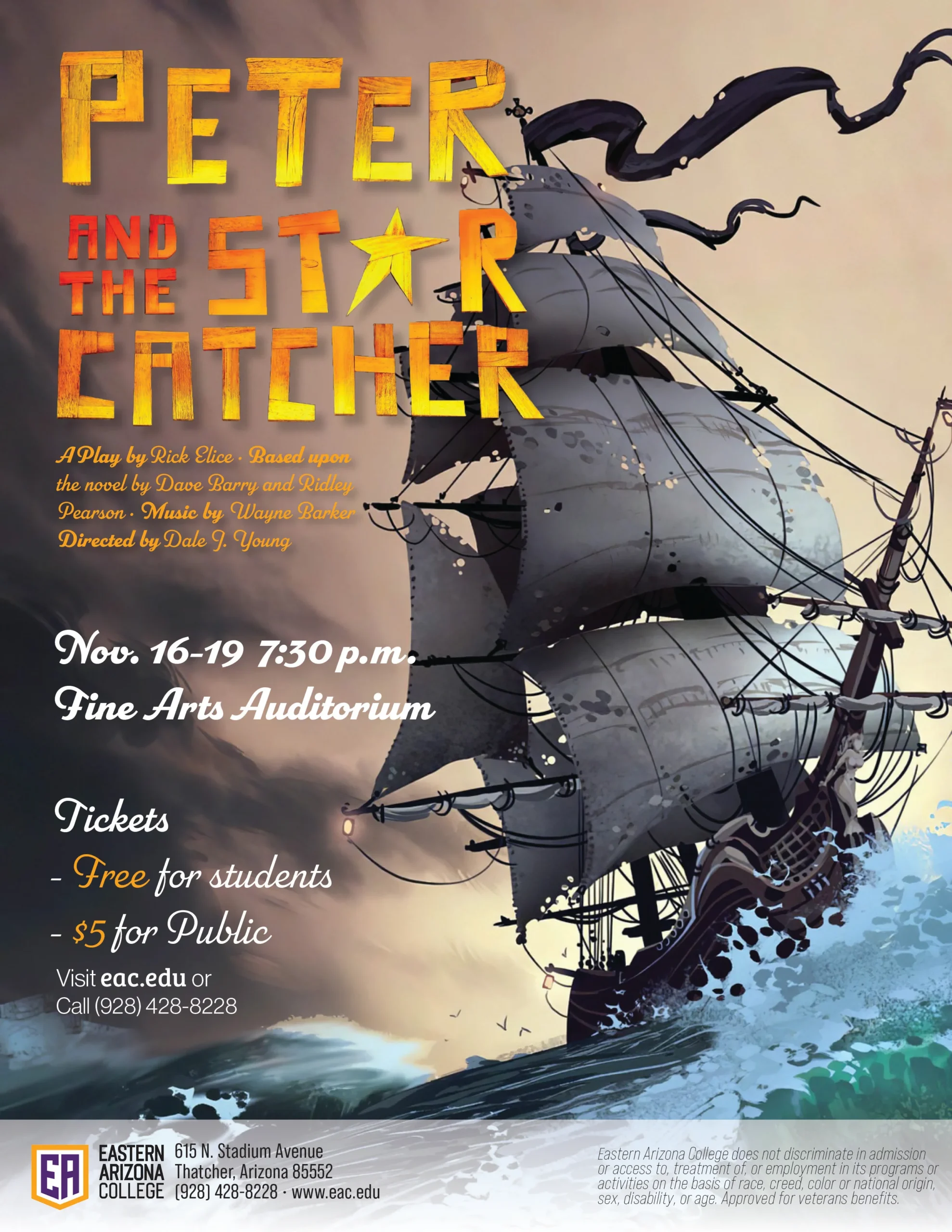 EAC Theatre Department presents “Peter and the Starcatcher”