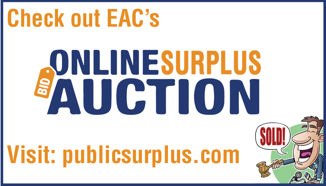 Discover EAC’s online surplus auction – New items added!