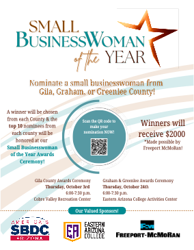 Community invited to nominate outstanding businesswomen for Small Businesswoman of the Year awards