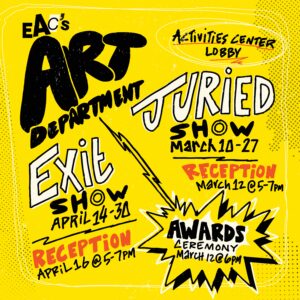 Art juried and exit show reception
