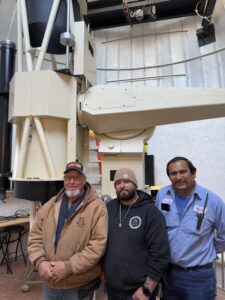  Photo Cutline: left to right: Shane Olsen, shop superintendent, Orlando Gutierrez, and Armondo Alvarado, lead maintenance mechanic. [EAC – Submitted photo].