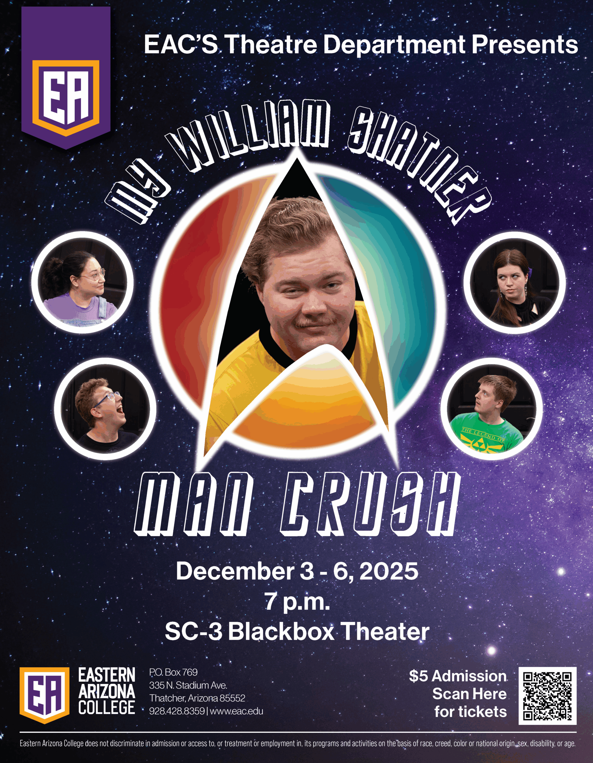 EAC is happy to present a student-directed comedy show