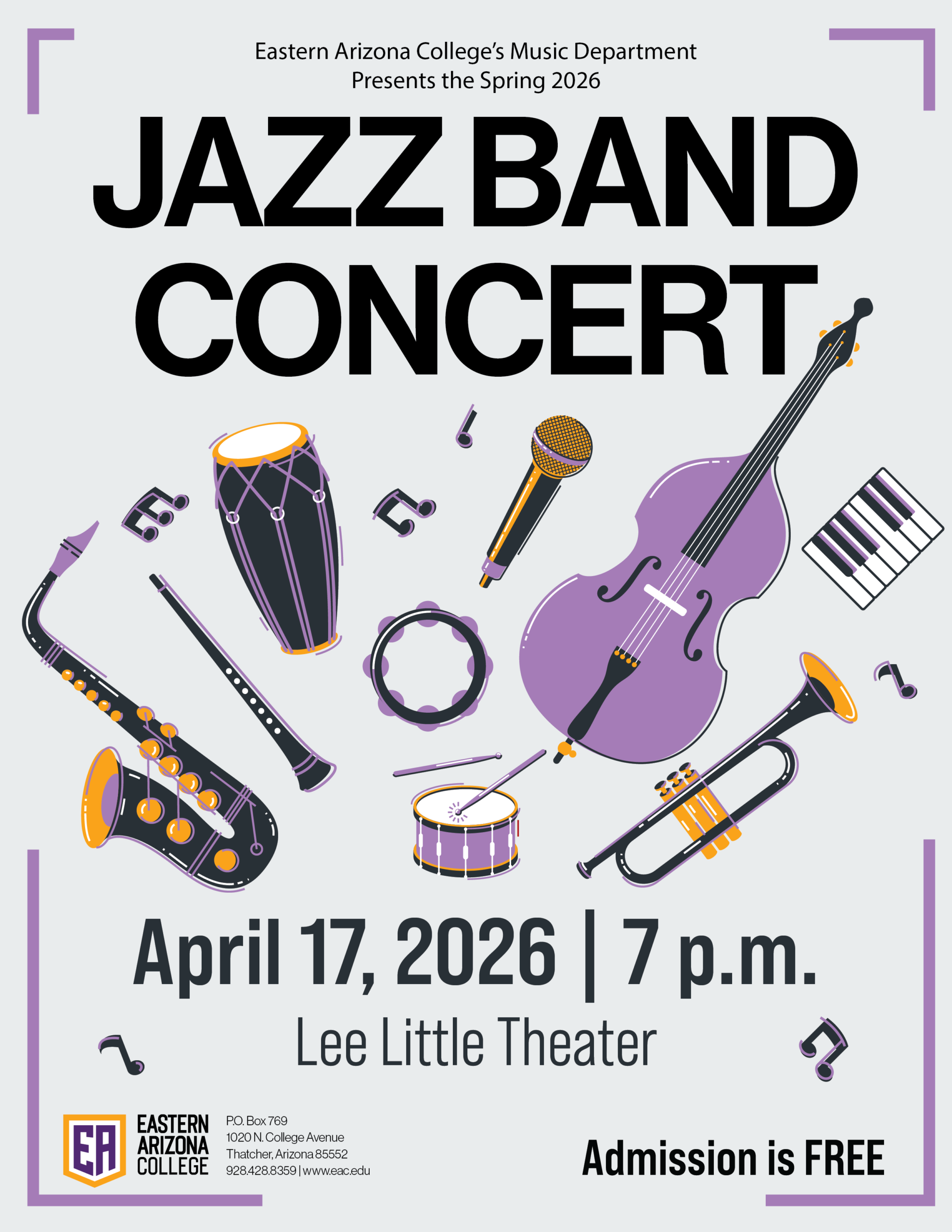 EAC Presents the Spring 2026 Jazz Band Concert